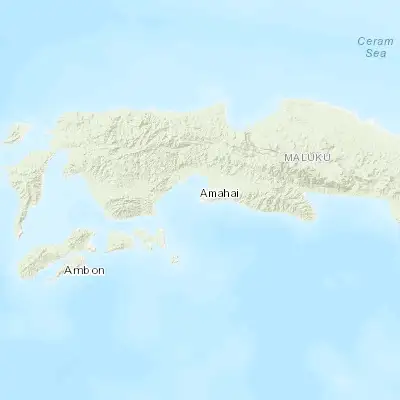 Map showing location of Amahai (-3.339840, 128.919750)