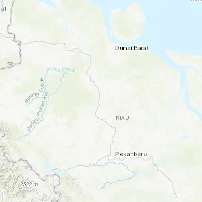 Map showing location of Balai Pungut (1.059490, 101.290540)