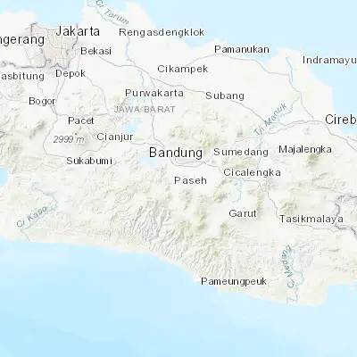 Map showing location of Banjaran (-7.045280, 107.587780)