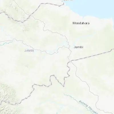 Map showing location of Bejubang Dua (-1.792300, 103.316700)