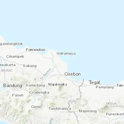 Map showing location of Karangampel (-6.462220, 108.451940)