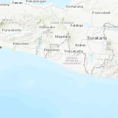 Map showing location of Pandak (-7.913060, 110.293610)