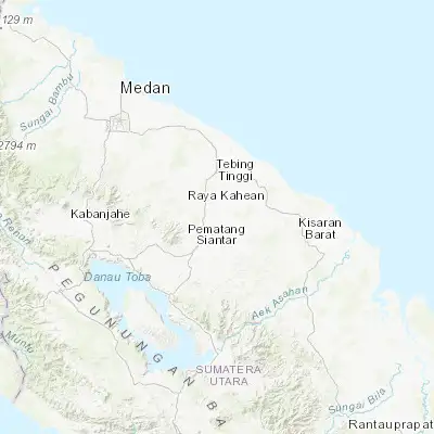 Map showing location of Pekan Bahapal (3.113130, 99.173520)