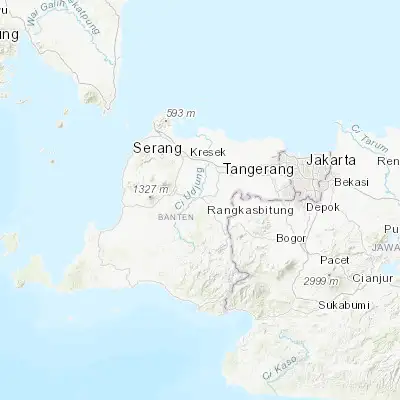Map showing location of Rangkasbitung (-6.359100, 106.249400)