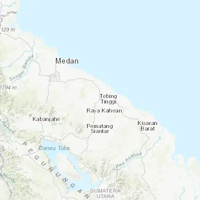 Map showing location of Tebingtinggi (3.328500, 99.162500)