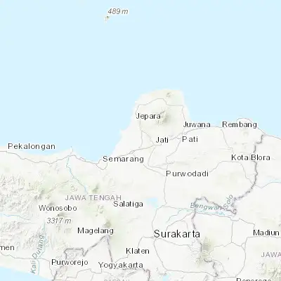 Map showing location of Welahan (-6.800000, 110.716670)