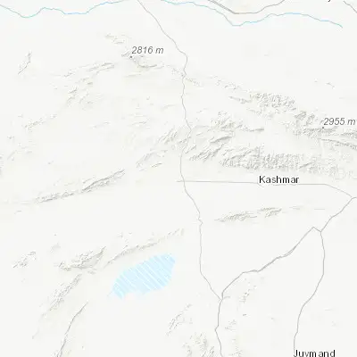 Map showing location of Bardaskan (35.262180, 57.970750)