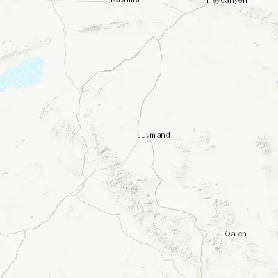 Map showing location of Gonābād (34.352870, 58.683650)
