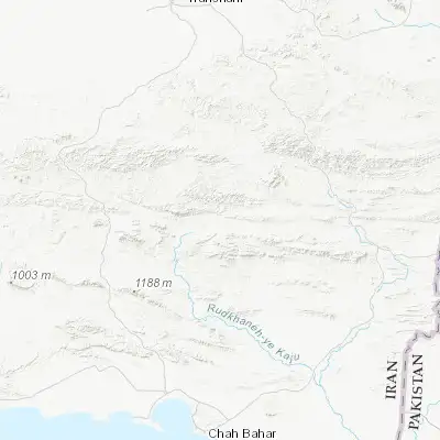 Map showing location of Qaşr-e Qand (26.248330, 60.752500)