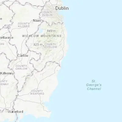 Map showing location of Arklow (52.794430, -6.149580)