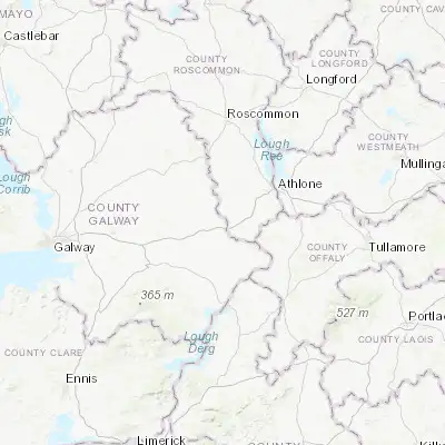 Map showing location of Ballinasloe (53.327500, -8.219440)