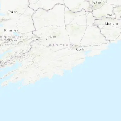 Map showing location of Bandon (51.746940, -8.742500)