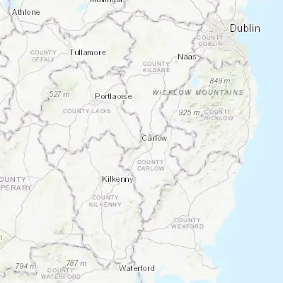 Map showing location of Carlow (52.840830, -6.926110)