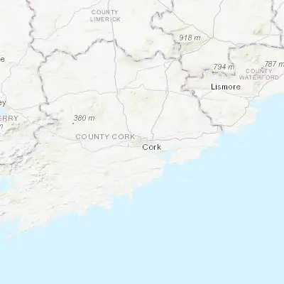 Map showing location of Cork (51.897970, -8.470610)
