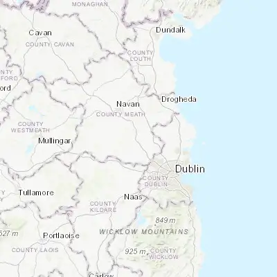 Map showing location of Dunshaughlin (53.512500, -6.540000)