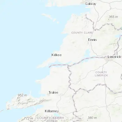 Map showing location of Kilrush (52.640110, -9.485090)