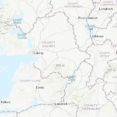 Map showing location of Loughrea (53.196940, -8.566940)