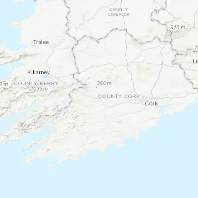 Map showing location of Macroom (51.906630, -8.969680)