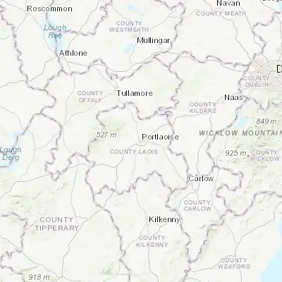 Map showing location of Portlaoise (53.034410, -7.299790)