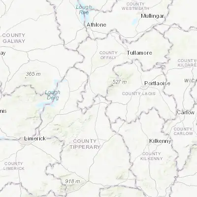 Map showing location of Roscrea (52.951110, -7.801670)