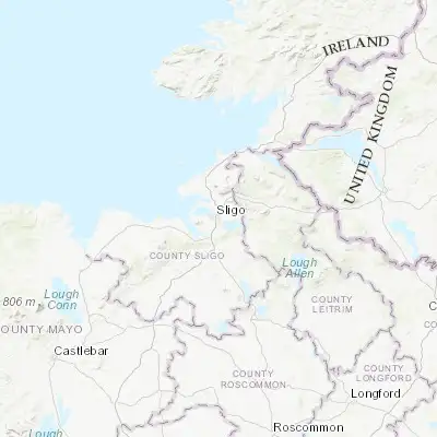 Map showing location of Sligo (54.269690, -8.469430)
