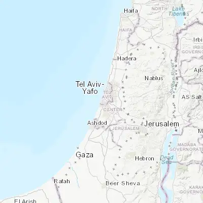 Map showing location of Bat Yam (32.023790, 34.751850)