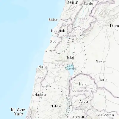 Map showing location of Beit Jann (32.964640, 35.381520)