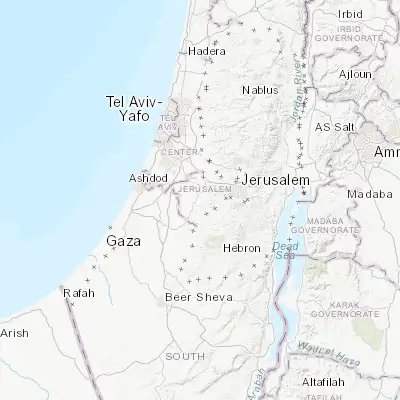 Map showing location of Bet Shemesh (31.730720, 34.992930)