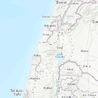 Map showing location of Buqei‘a (32.977470, 35.333450)