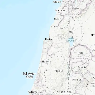 Map showing location of Daliyat al Karmel (32.693830, 35.046860)
