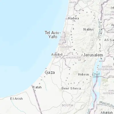 Map showing location of Gan Yavne (31.787370, 34.706590)