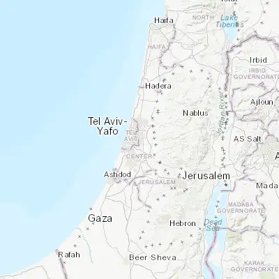 Map showing location of Ganei Tikva (32.059710, 34.873200)