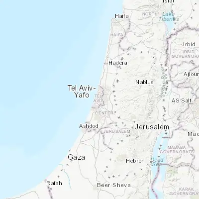 Map showing location of Givatayim (32.072250, 34.812530)