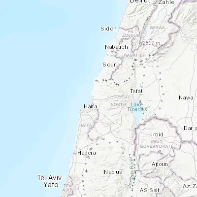 Map showing location of Judeida Makr (32.928200, 35.157050)
