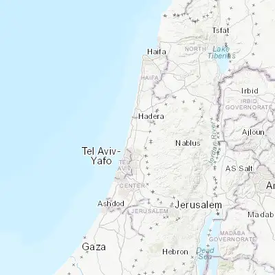 Map showing location of Kadima Zoran (32.277820, 34.919400)