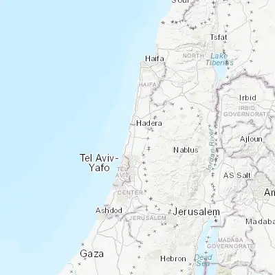 Map showing location of Kefar Yona (32.316690, 34.935070)