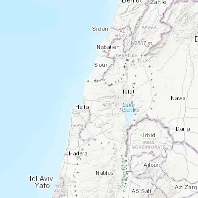 Map showing location of Majd el Kurūm (32.921860, 35.255680)