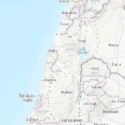 Map showing location of Migdal Ha‘Emeq (32.675970, 35.239860)