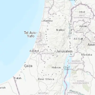 Map showing location of Modi‘in Makkabbim Re‘ut (31.893850, 35.015040)