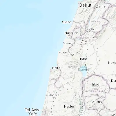 Map showing location of Nahariyya (33.008920, 35.098140)