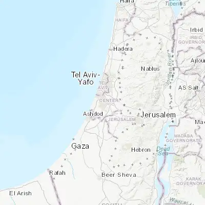 Map showing location of Ness Ziona (31.929330, 34.798680)