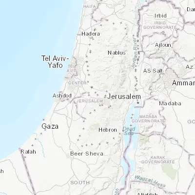 Map showing location of Qiryat Ye‘arim (31.803250, 35.099970)