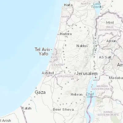 Map showing location of Shoham (31.998660, 34.945590)