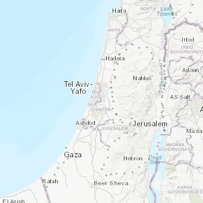 Map showing location of Yehud-Monosson (32.028400, 34.879600)