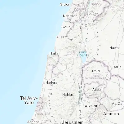 Map showing location of Zarzir (32.727540, 35.213810)