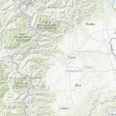 Map showing location of Alpignano (45.093460, 7.523920)