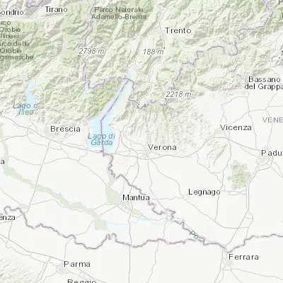 Map showing location of Arbizzano-Santa Maria (45.494890, 10.938310)