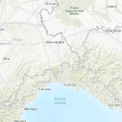 Map showing location of Arquata Scrivia (44.688300, 8.886820)