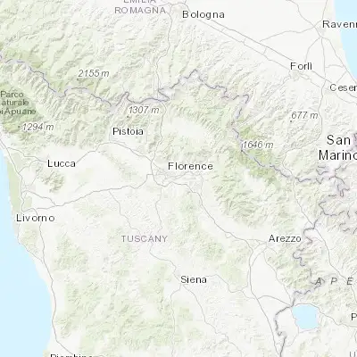 Map showing location of Bagno a Ripoli (43.751150, 11.322520)
