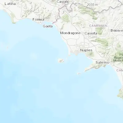 Map showing location of Barano d'Ischia (40.714720, 13.925220)
